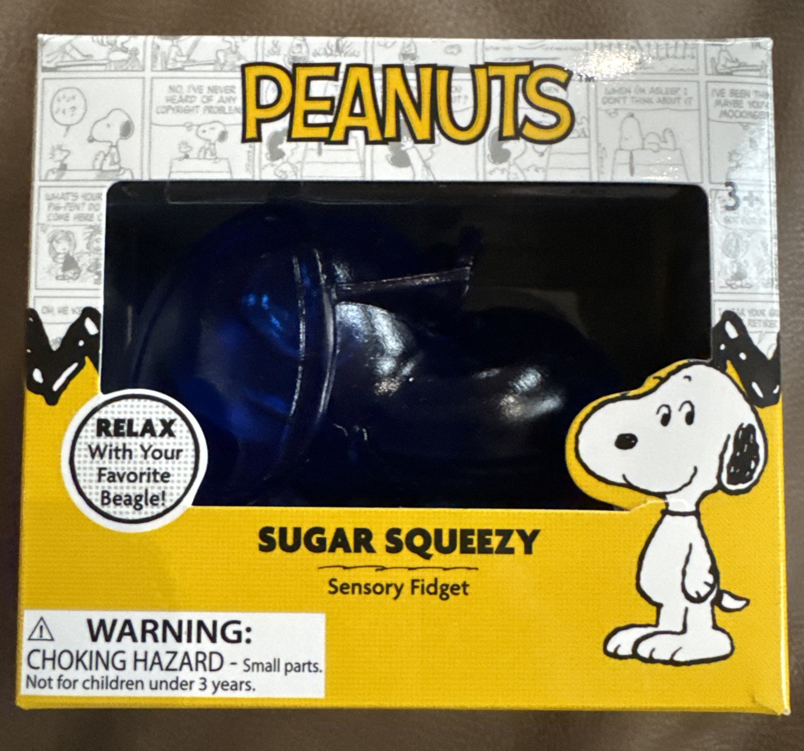 Peanuts Snoopy Joe Cool Sugar Squishy Sensory Fidget NIB