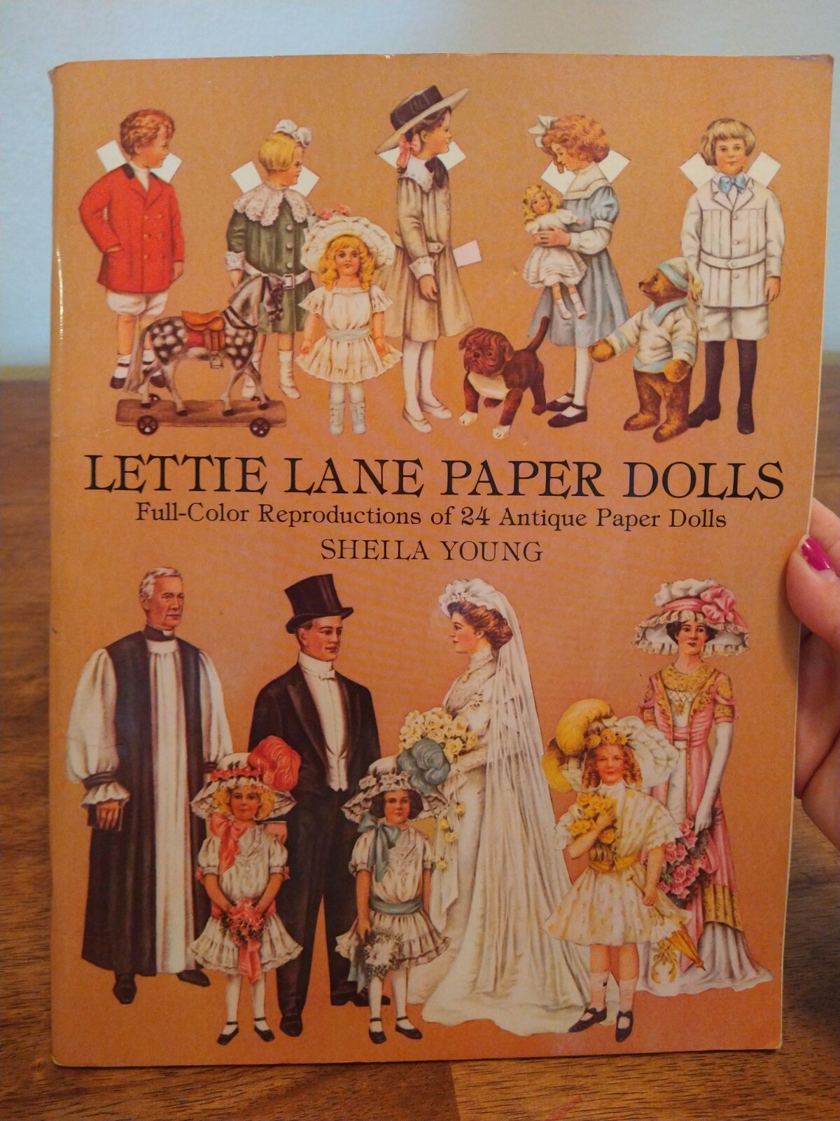 Lettie Lane Early 20th Century Paper Dolls by Sheila Young-Full Color-1981 