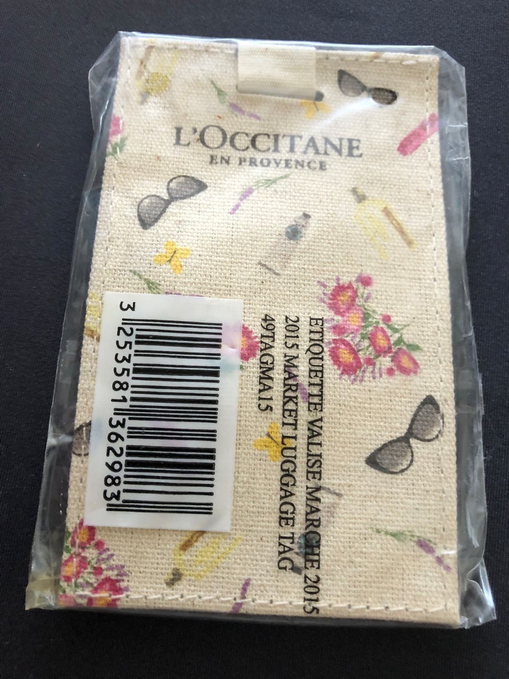 2 - L'OCCITANE Luggage - Valise Travel Tag - 4 1/2" x 2 3/4"  New In Package