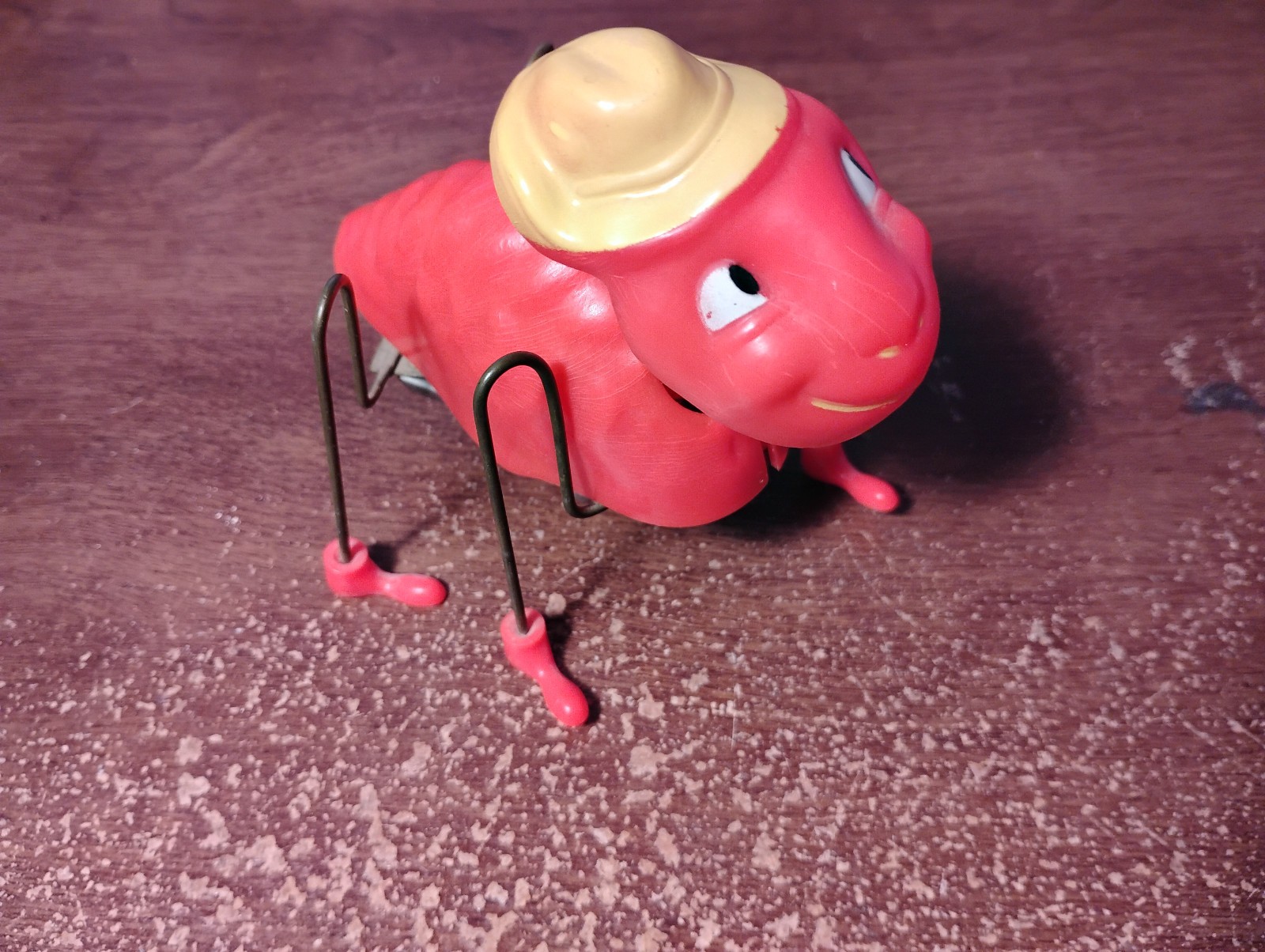 vintage 1950s-60s wind up toy circket, bug, insect, spider working