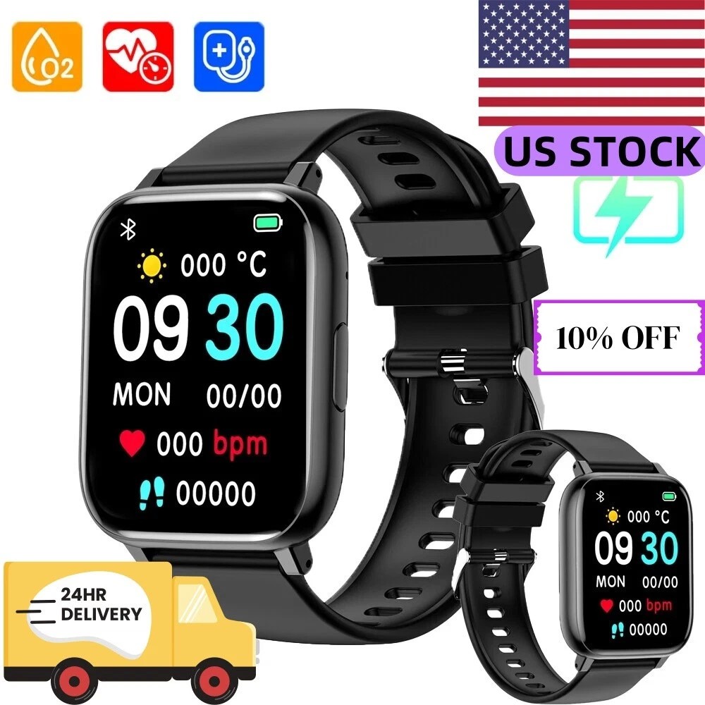 2025 Smart Watch For Men/Women, Waterproof Smartwatch Bluetooth iPhone Samsung ~