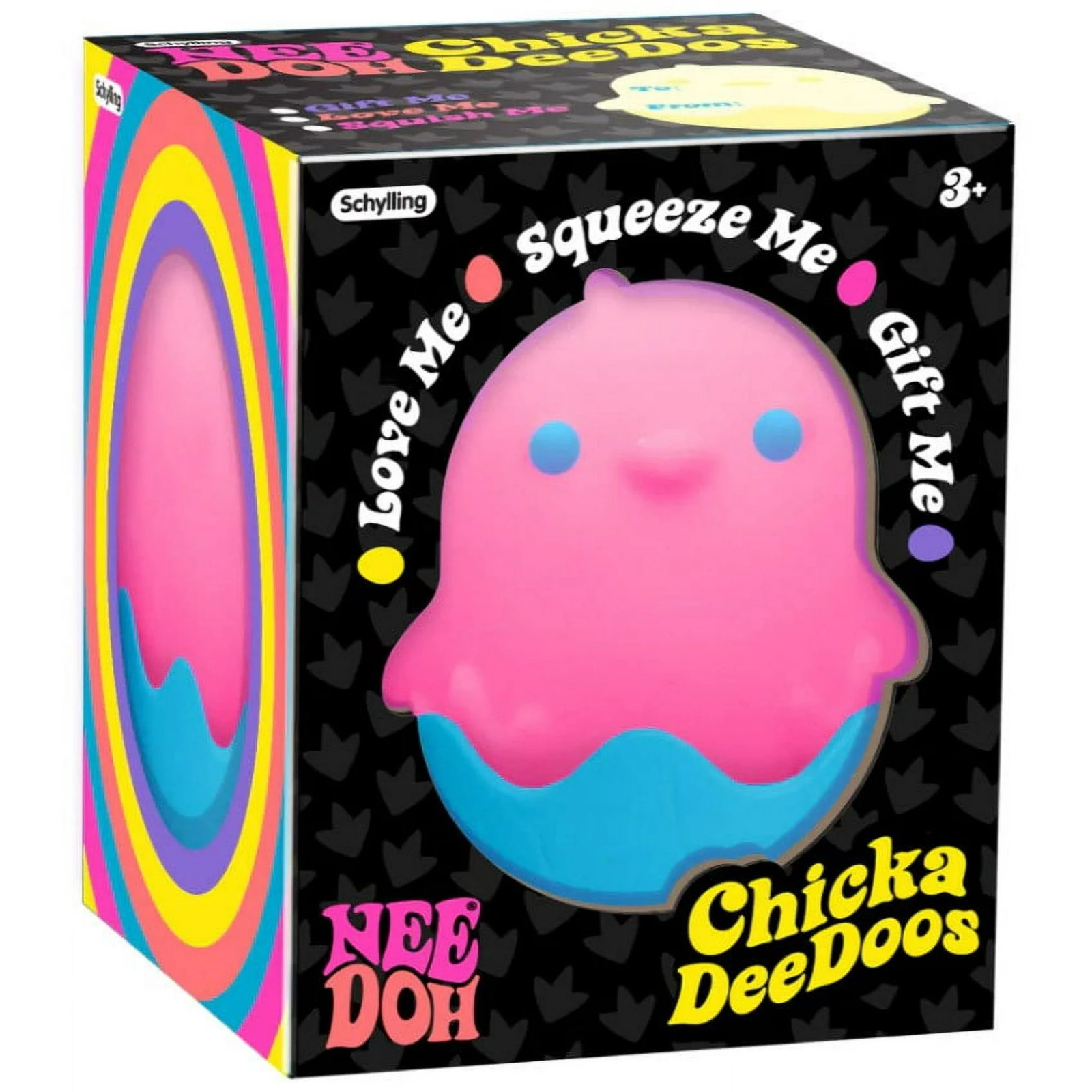 Schylling NeeDoh Chicka De ~ pink - Sensory Toys ~ Satisfying Dough Filling