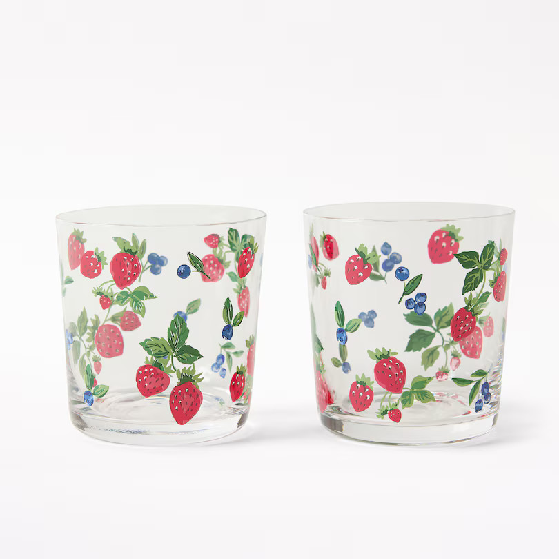 IDG Drinking Glasses, Set of 2 Berries