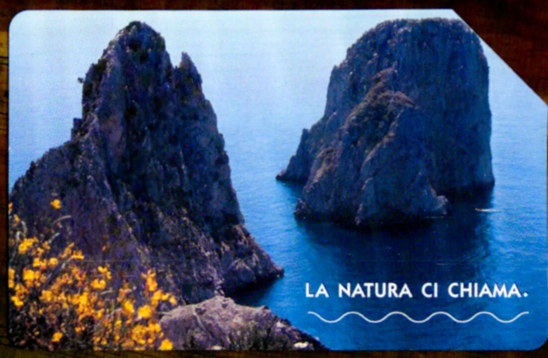 G 1955 457 C&C 3997 Used Card The Nature Calls Us Faraglioni Di Capri T 505