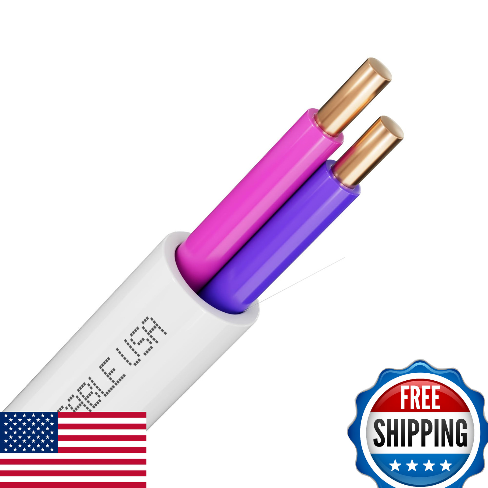 Syston Cable Technology 18/2 LED Lighting Dimmer Dimming Luminaire Control Wire