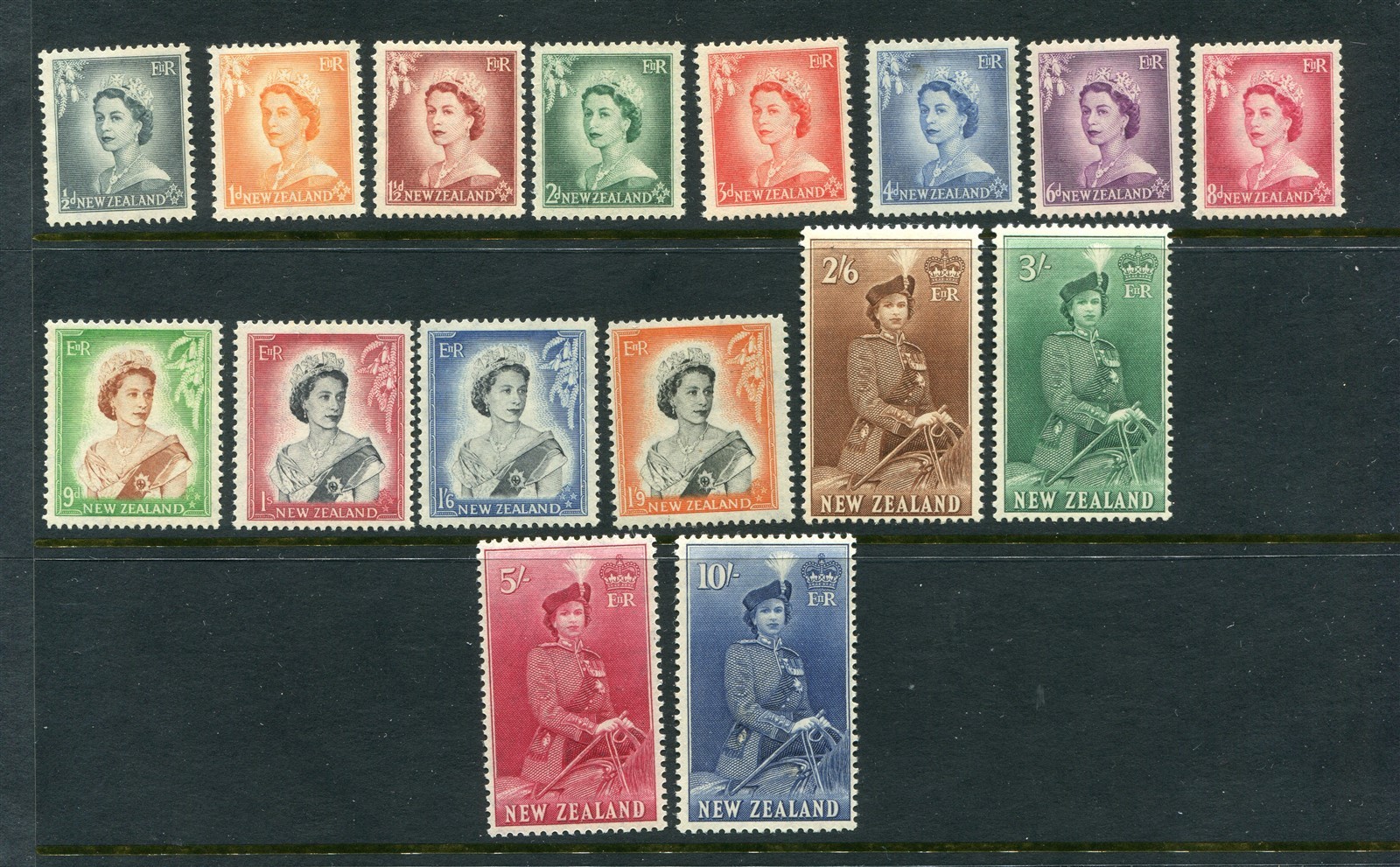 New Zealand #288-301 Elizabeth II Complete Set [Mint Hinged]