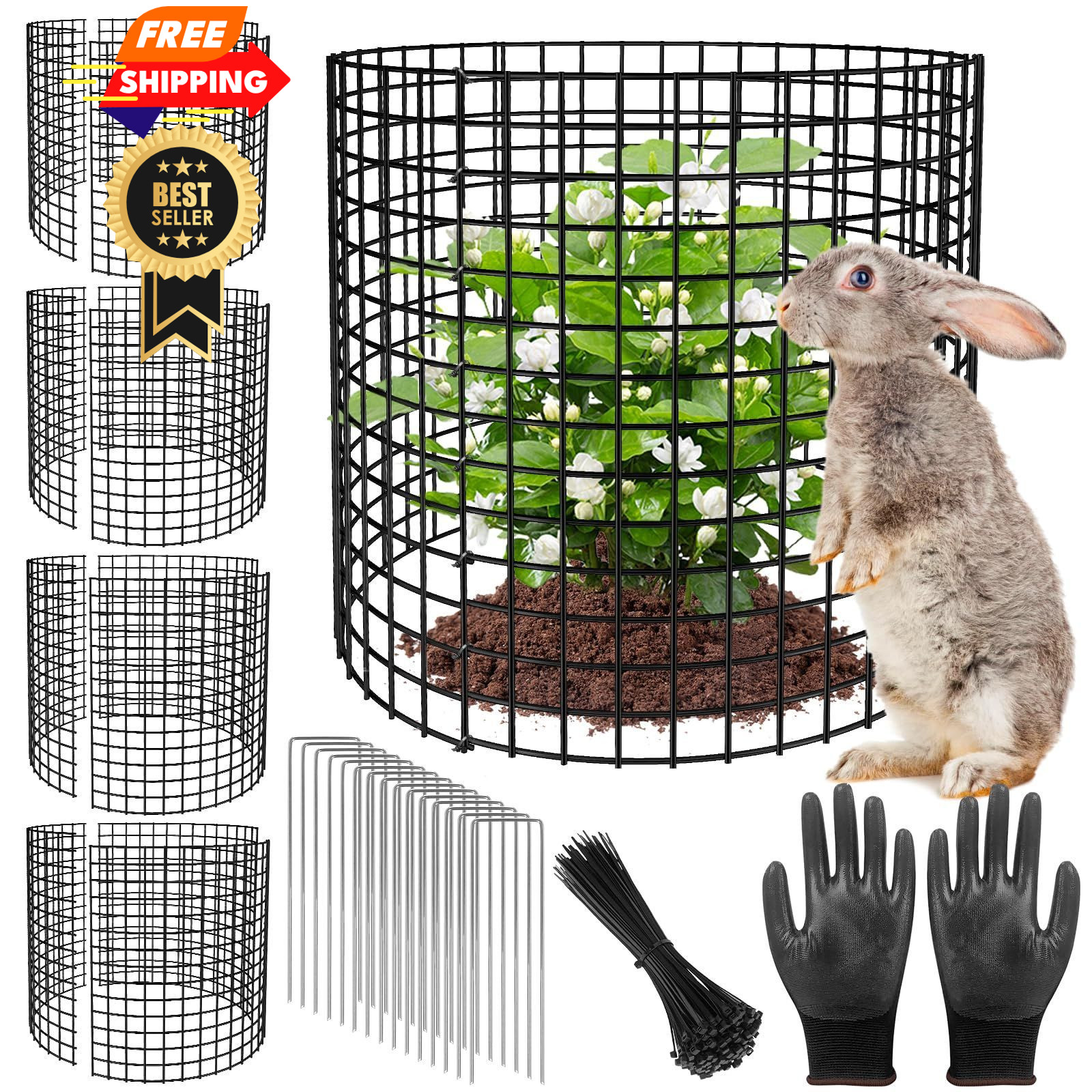 5 Pack Plant Protector from Animals, 13x12 5 PACK-13x12inch, 5 PACK-13x12inch 