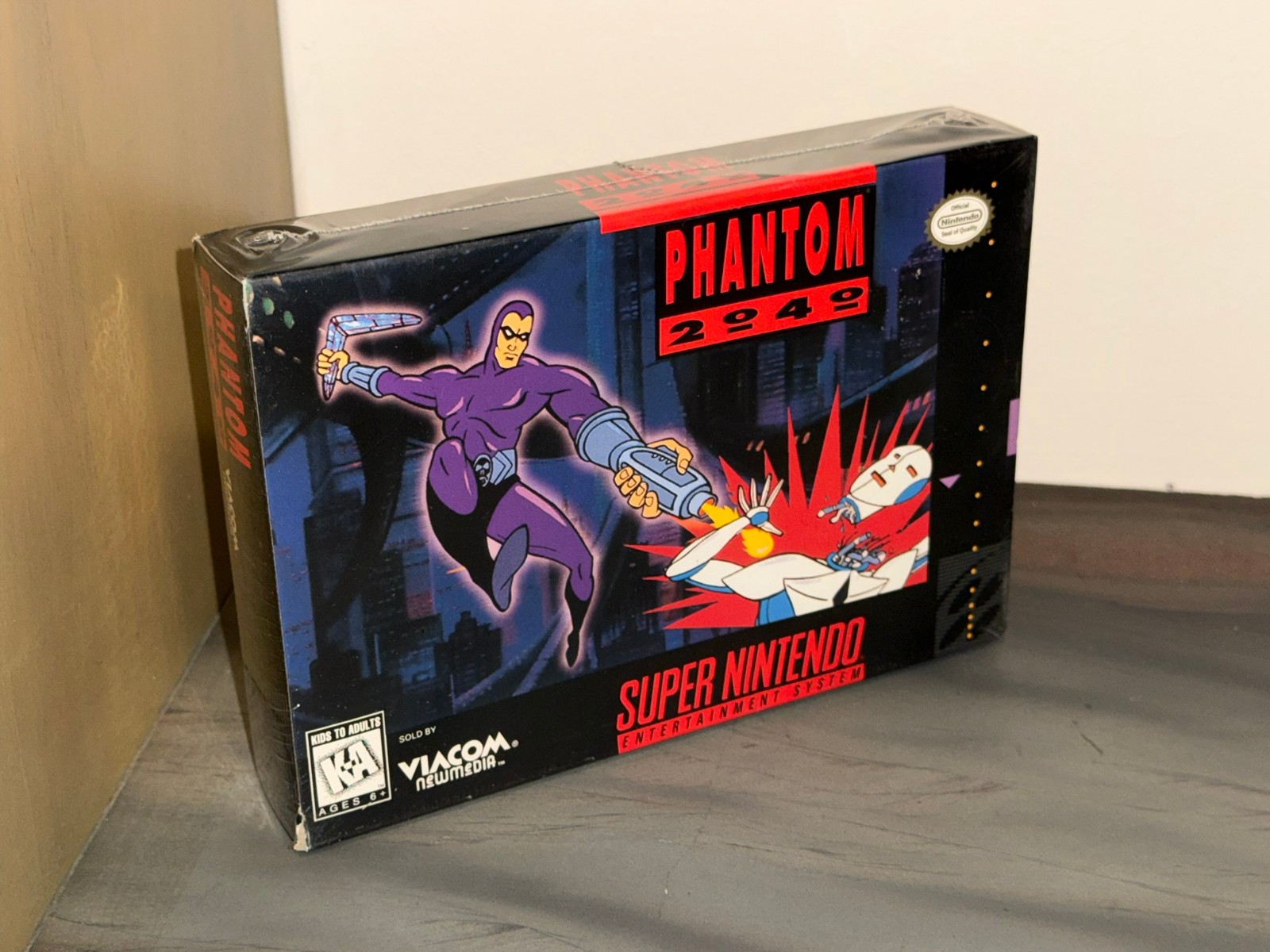 SNES Phantom 2040 BRAND NEW FACTORY SEALED Super Nintendo Viacom