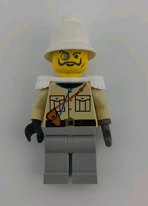LEGO Minifigure Baron Von Barron White Epaulettes adv039 Adventurers