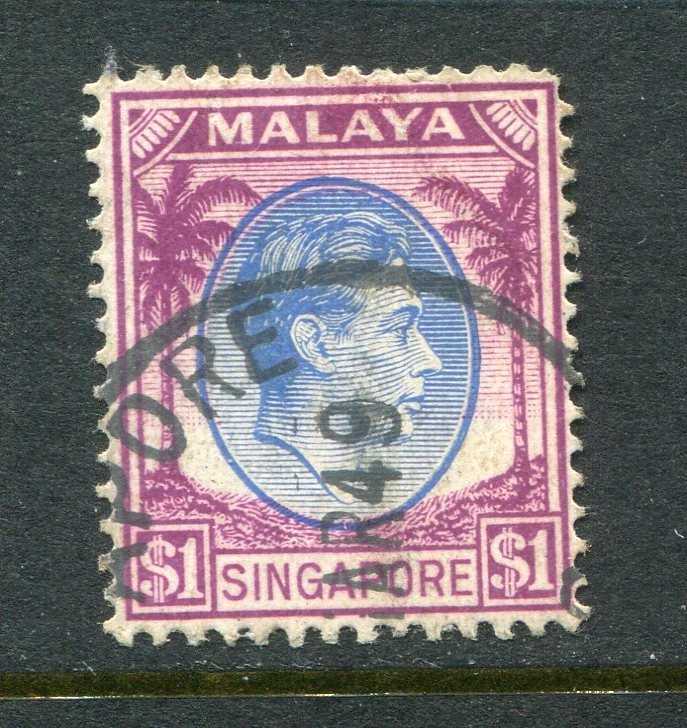 Singapore #18 George VI $1 [Used]