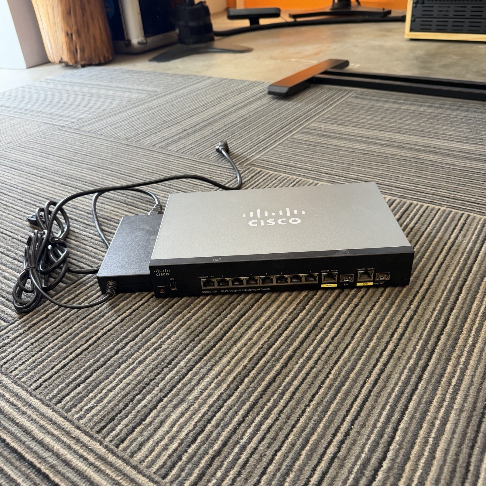 Cisco SG350-10P Managed Switch 10-Port Gigabit Ethernet Poe