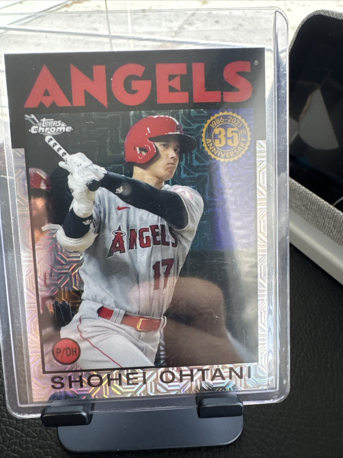 2021 TOPPS CHROME SHOHEI OHTANI #86BC-22 1986 RETRO MOJO REFRACTOR