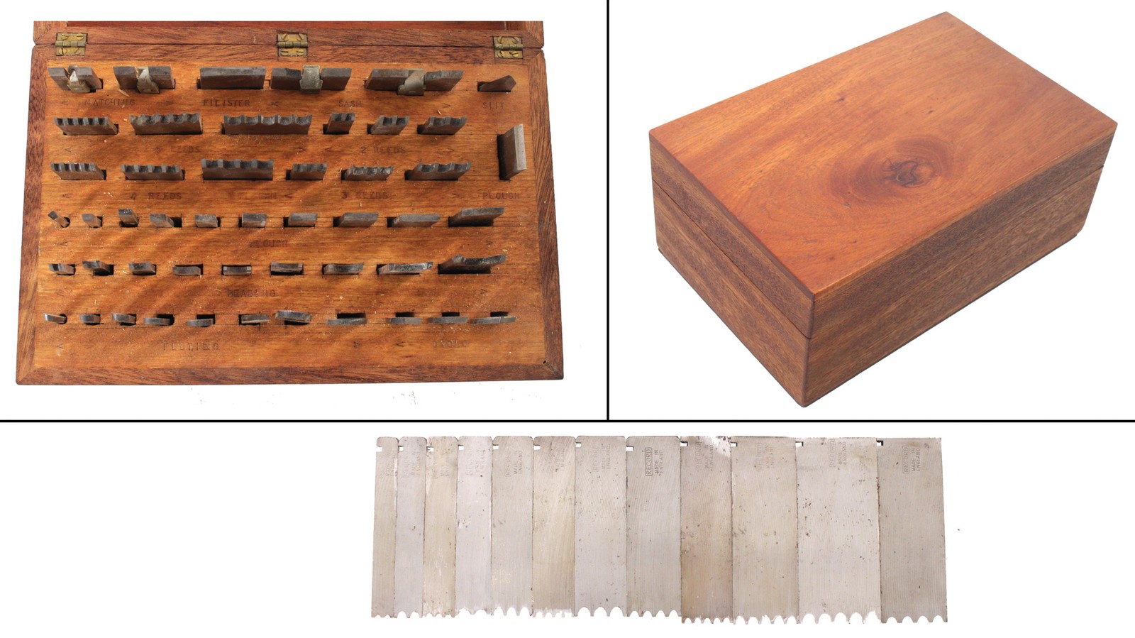 Fitted Case of 49 Standard/Extra Blades for Record 405- Fit No. 45 -mjdtoolparts