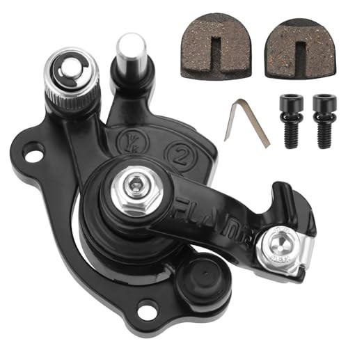  Disc Brake Caliper Pads Assembly Kit Replacement Front/Rear for Razor Black
