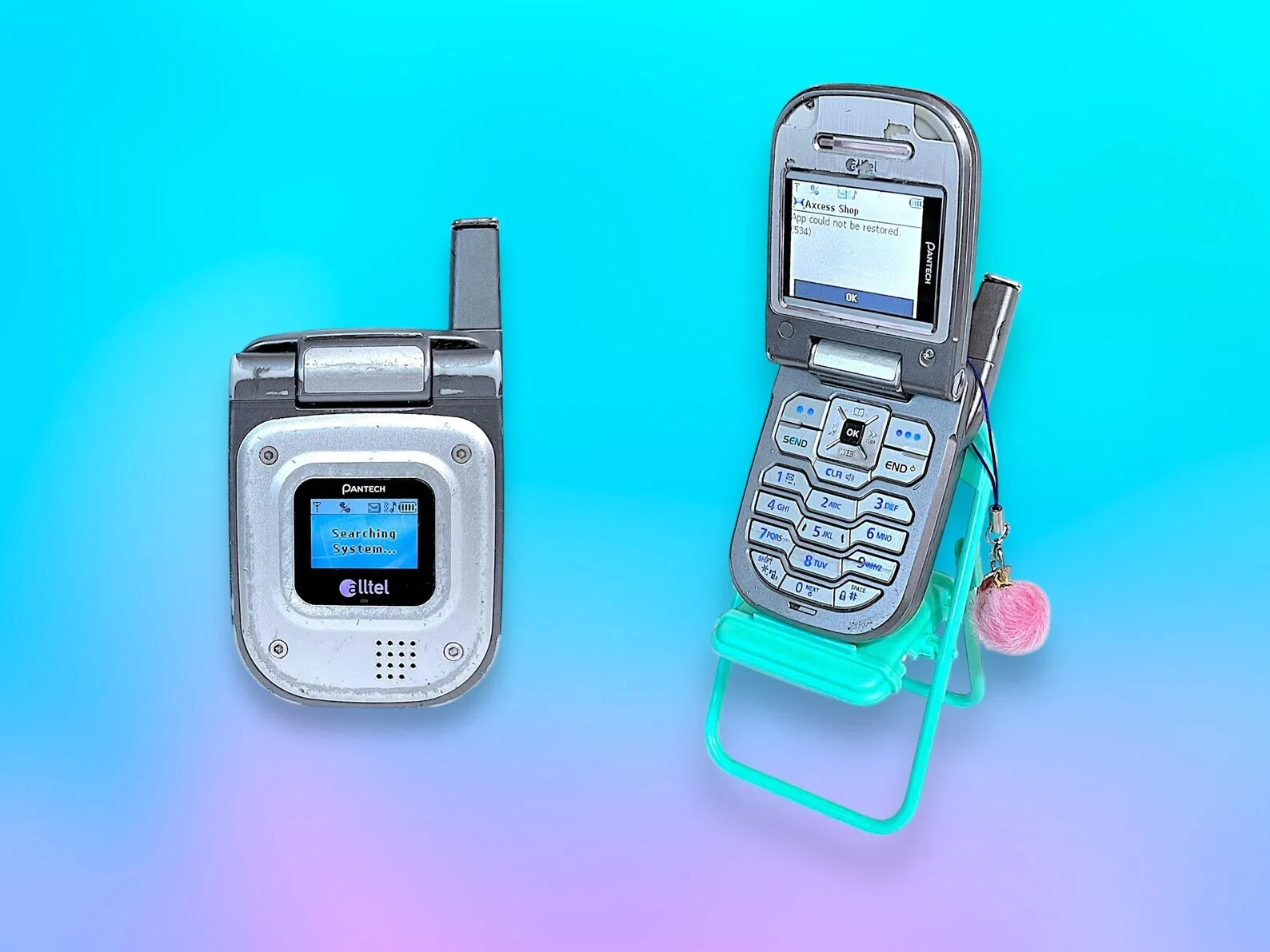 Vintage Y2K Pantech Camera Flip Cell Phone.Works! Rare!