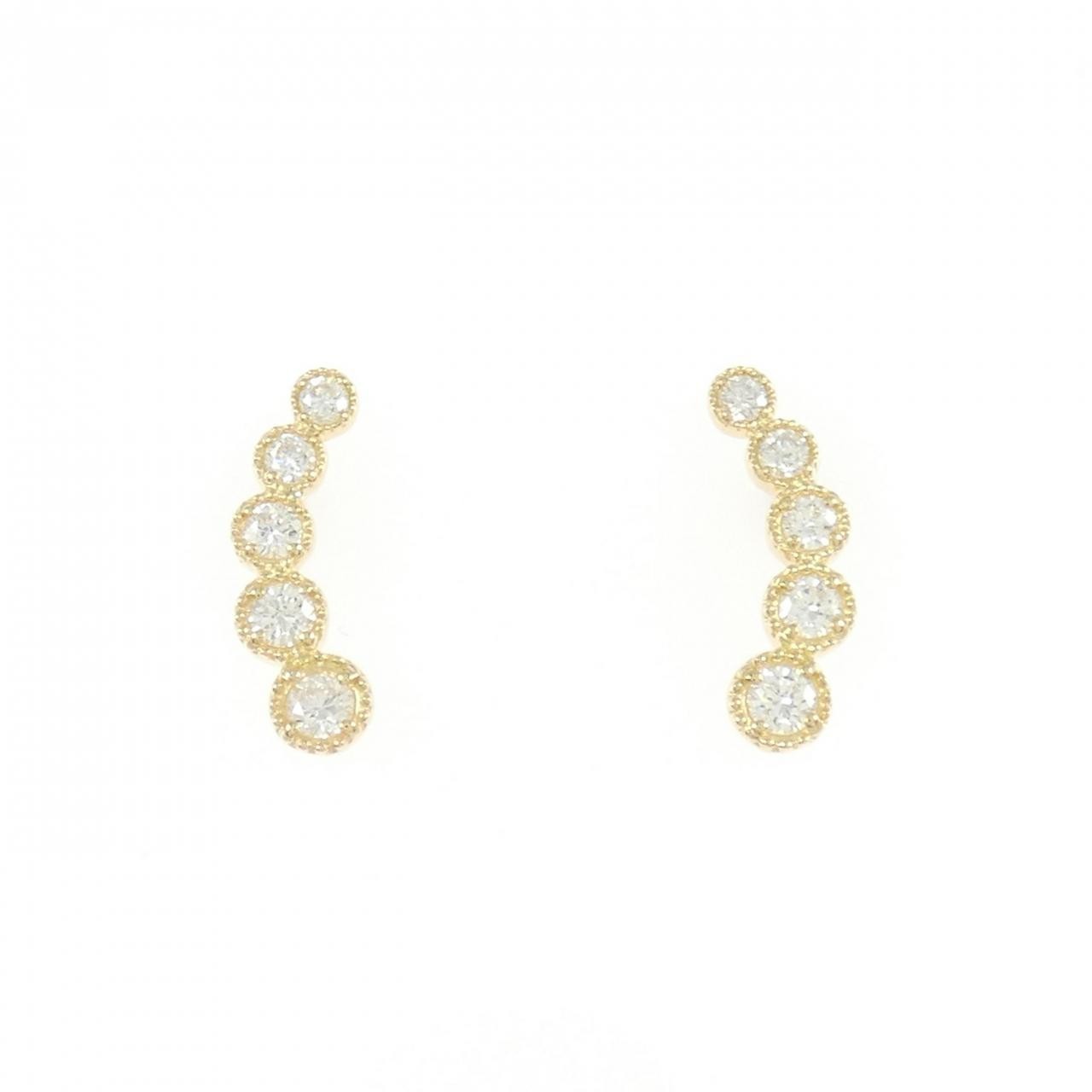 Authentic [Remake] K18YG Diamond Pierce 0.20CT #270-004-141-2395