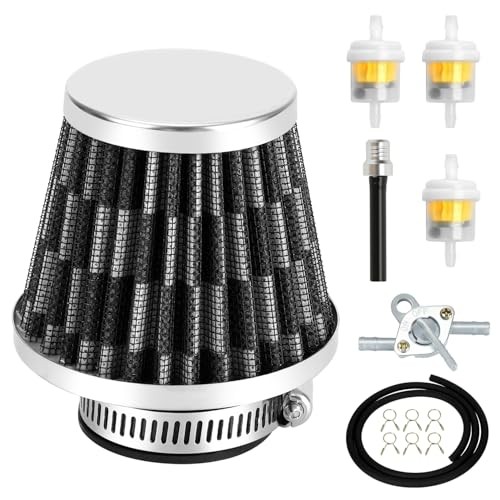 35mm (1-3/8") Air Filter Compatible with Taotao Coolster 110cc 90cc 70cc Silver