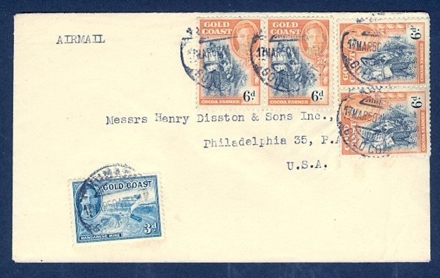 GOLD COAST 1950 KUMATI AIR TO USA