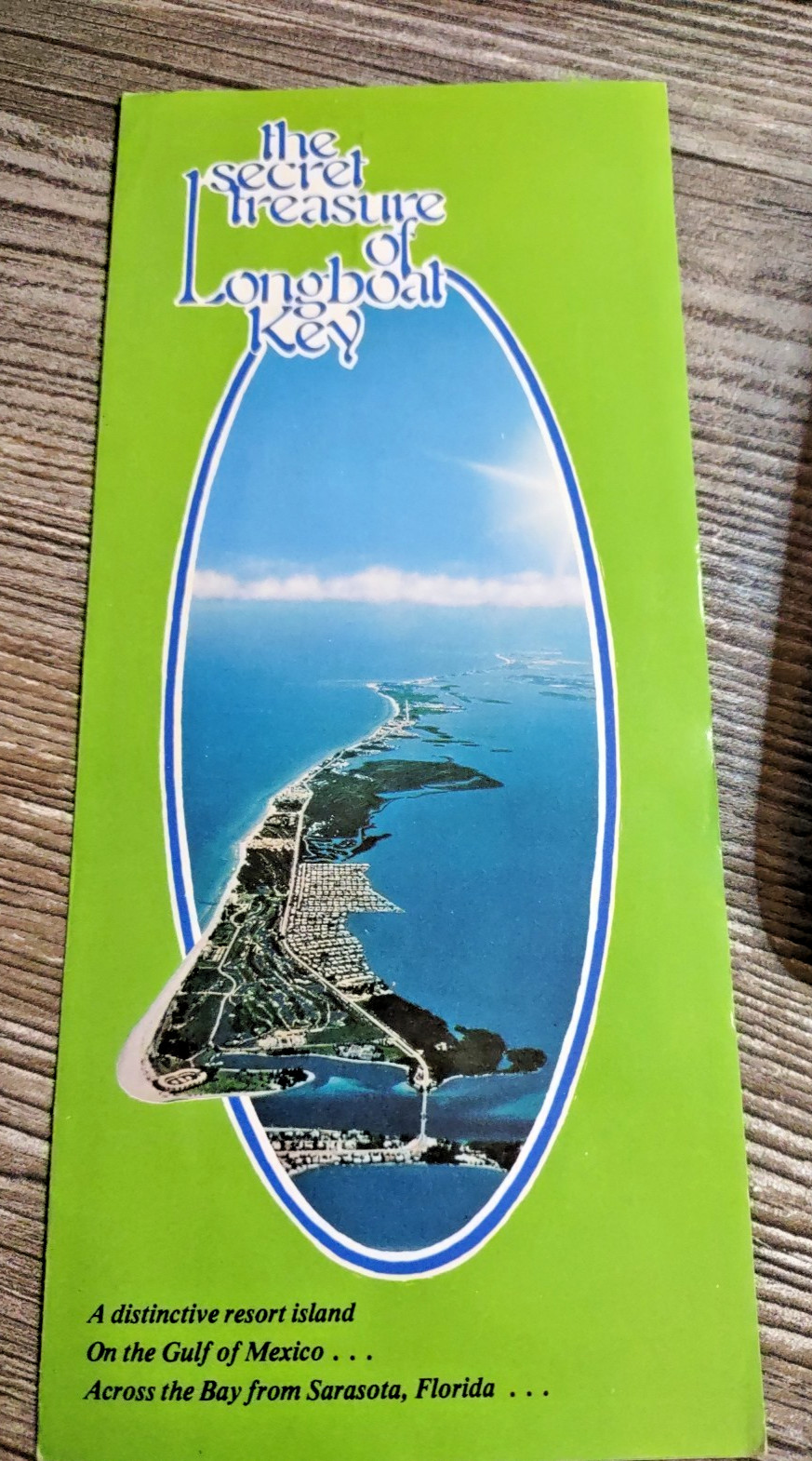 Vintage The secret Treasure of Longboat key Broscure