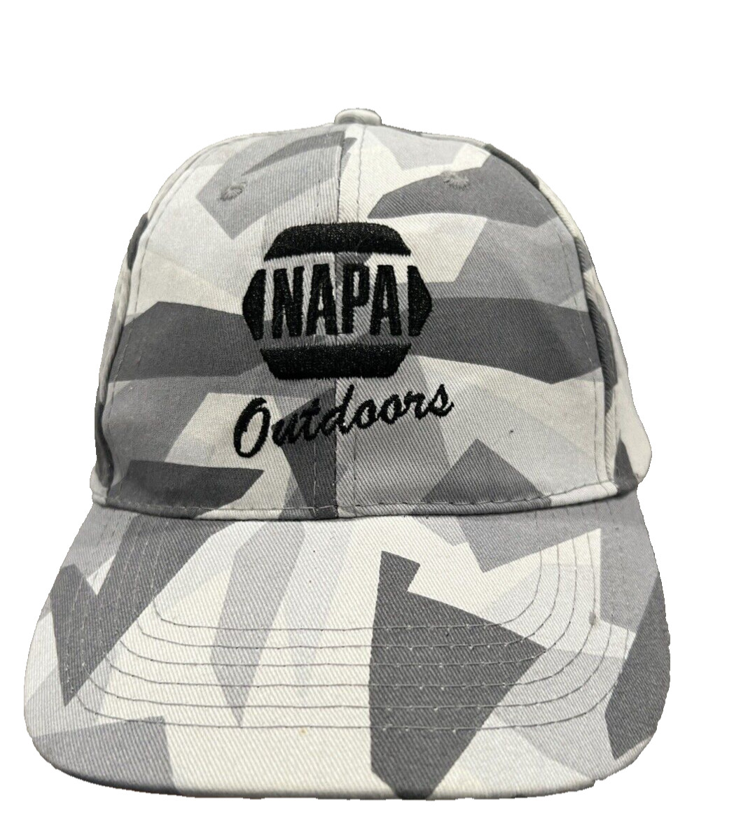 NAPA Outdoors Hat Cap Gray Camouflage