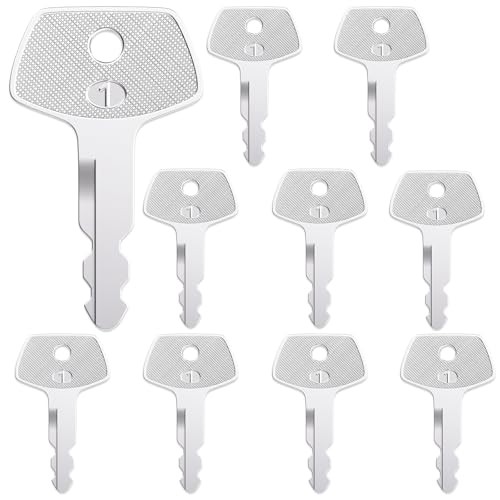 10Pcs S450 150979A1 Ignition Key, Heavy Equipment Keys fit Case WL-S450