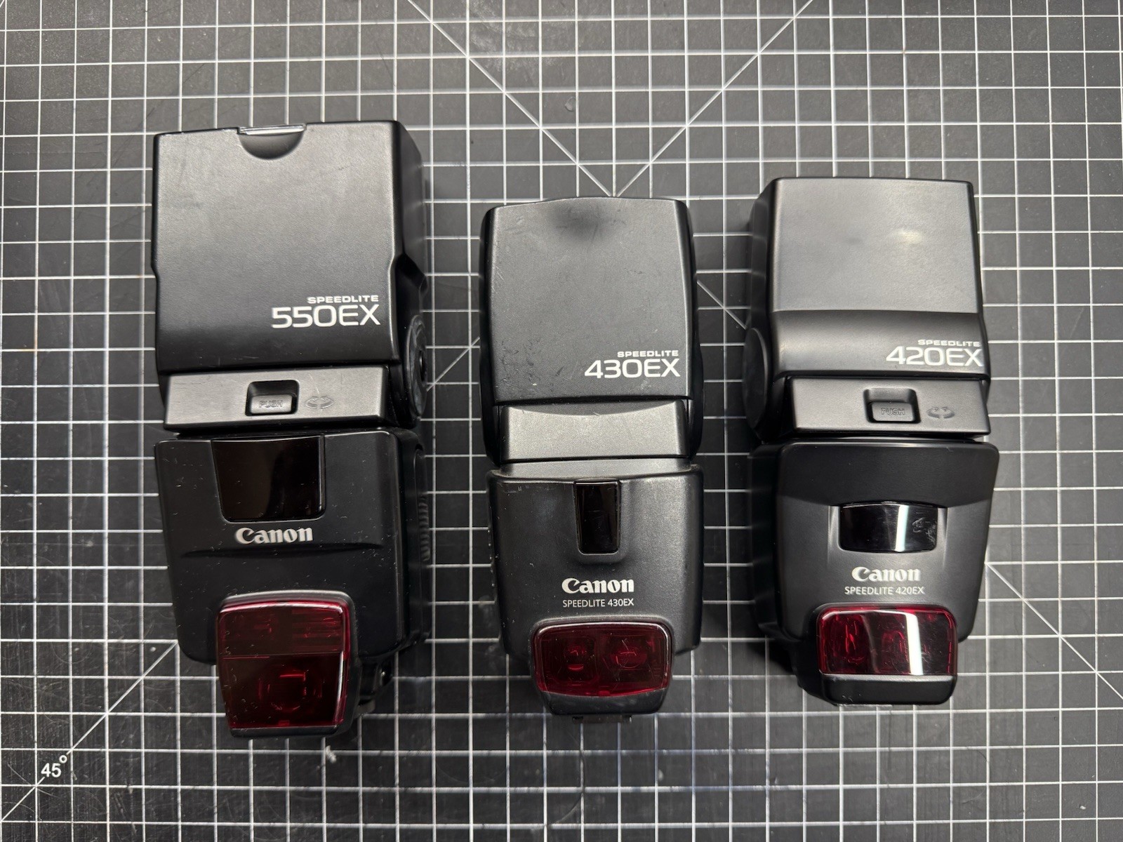 Canon Speedlites 550ex 430ex 420ex