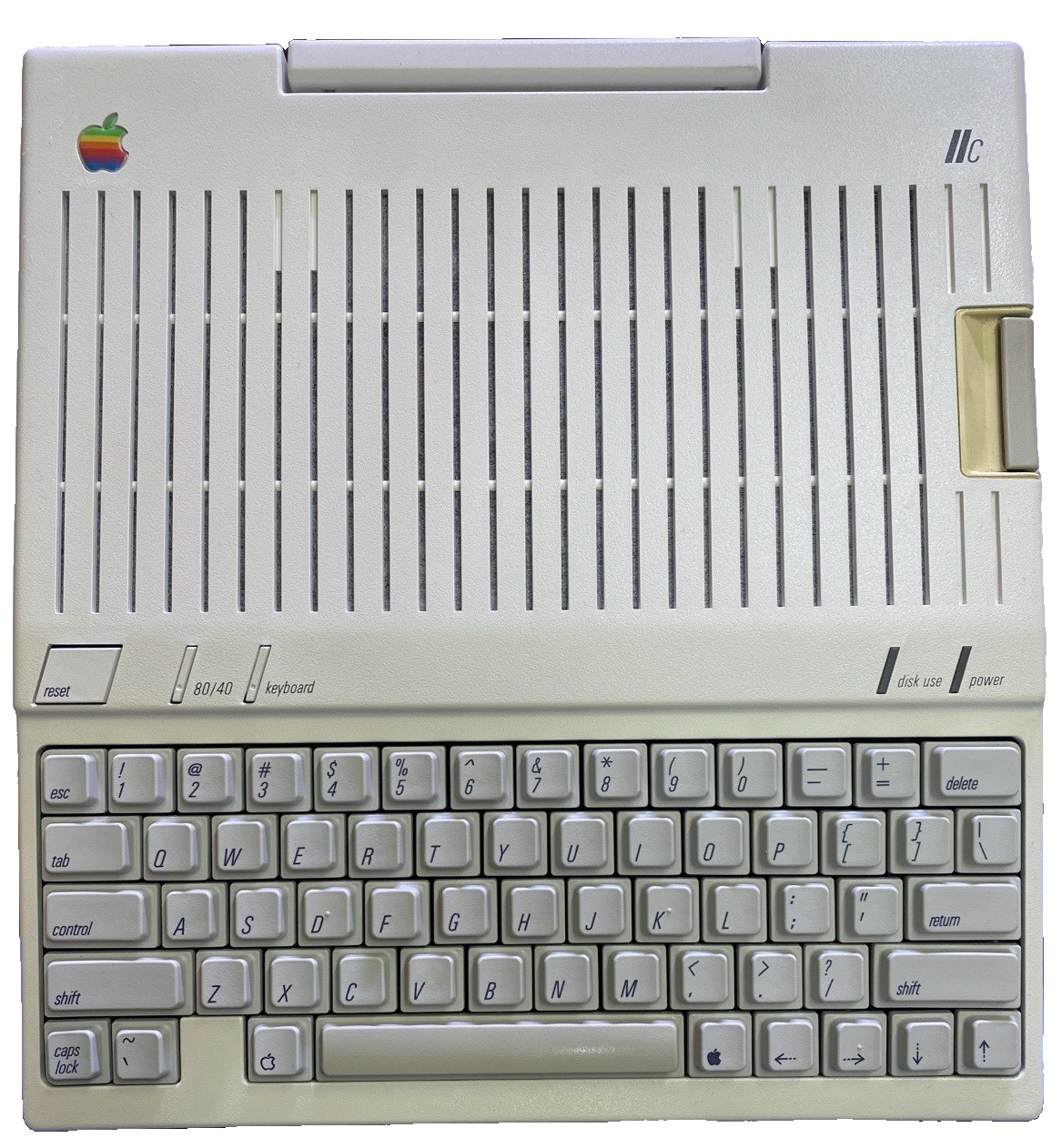 VINTAGE | Apple IIc Computer w/ALPS Keyboard & Original IIc Power Supply