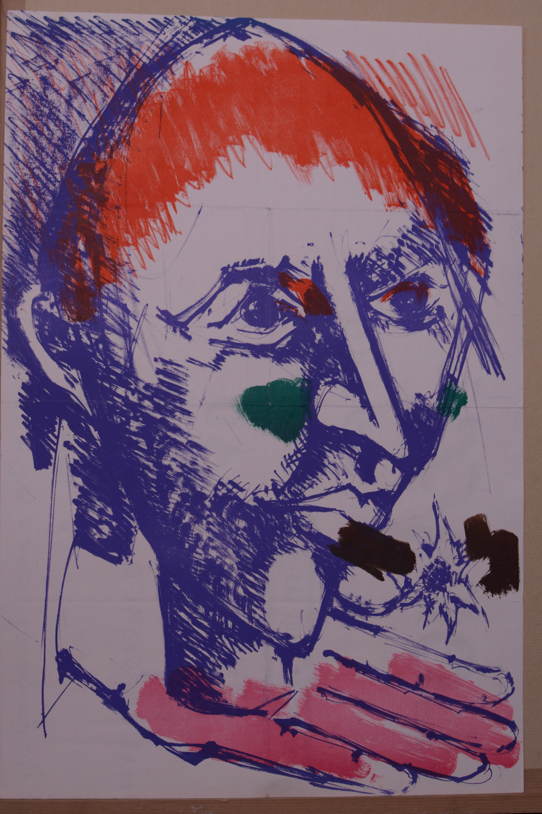 Bernard LORJOU School Of Paris Litho Poster Exhibition Paris Mourlot 1959