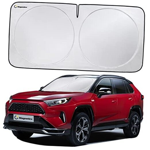  Car Windshield Sunshade - Advanced Light-Blocking Medium (62" x 32")