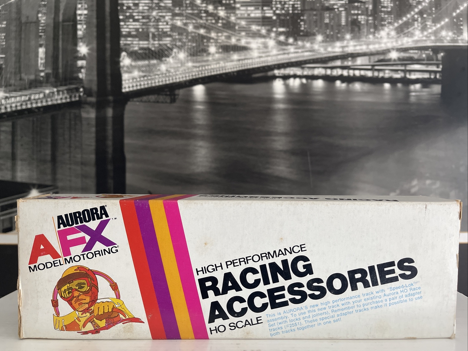 aurora afx slot car accessories ho 2501 6pcs 9” wiggle tracks 1972 NIB Speed Lok