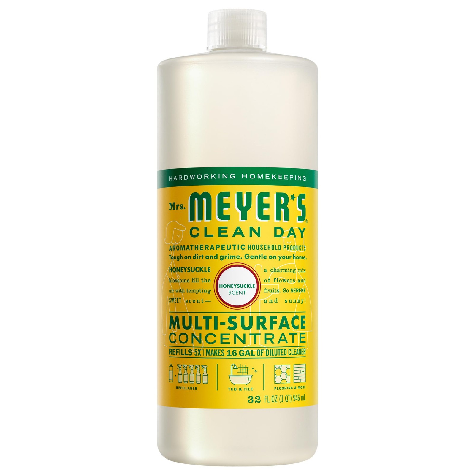 MRS. MEYER'S CLEAN DAY Multi-Surface Everyday 16 Fl Oz (Pack of 2) 