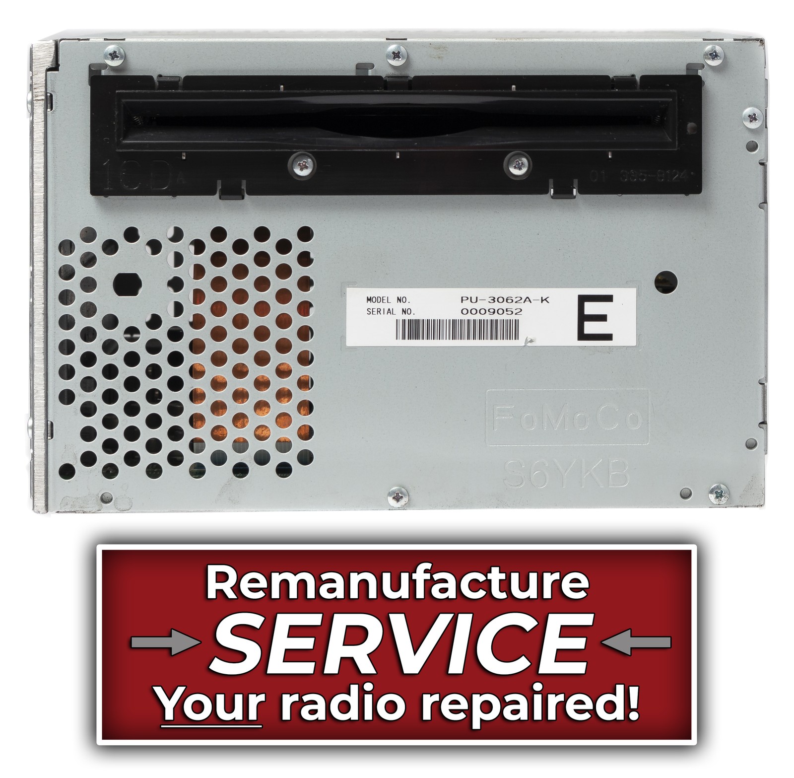 Remanufacture SERVICE for 2010 Ford Mustang AM FM CD Player Radio AR3T-19C107-AK