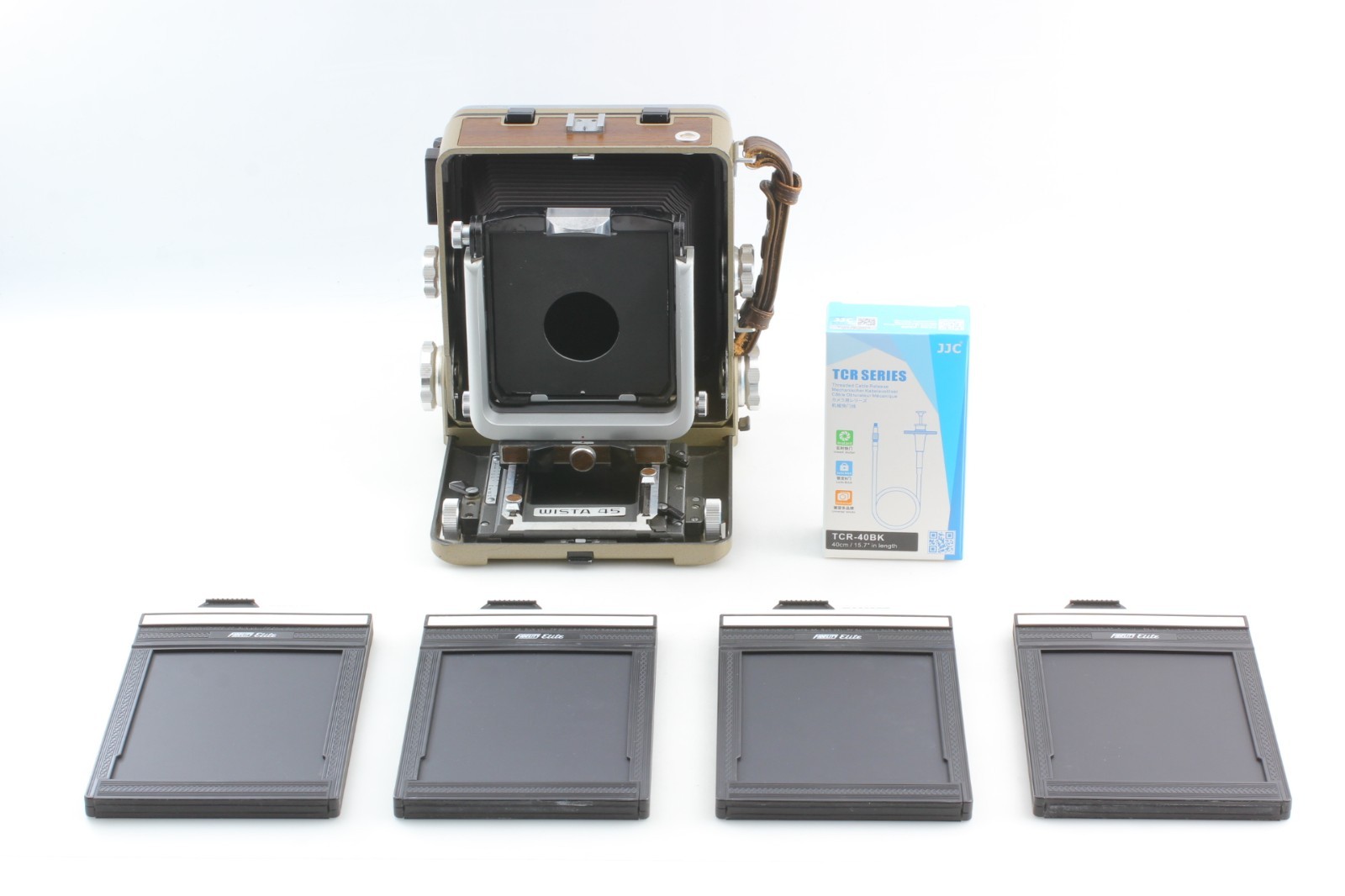 New Bellows [Near MINT] WISTA 45 D 4x5 Large Format Film Camera Brown From JAPAN