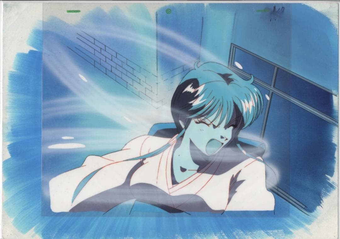 Hell Teacher Nube Cell Painting Hand Drawn Background A11 Used