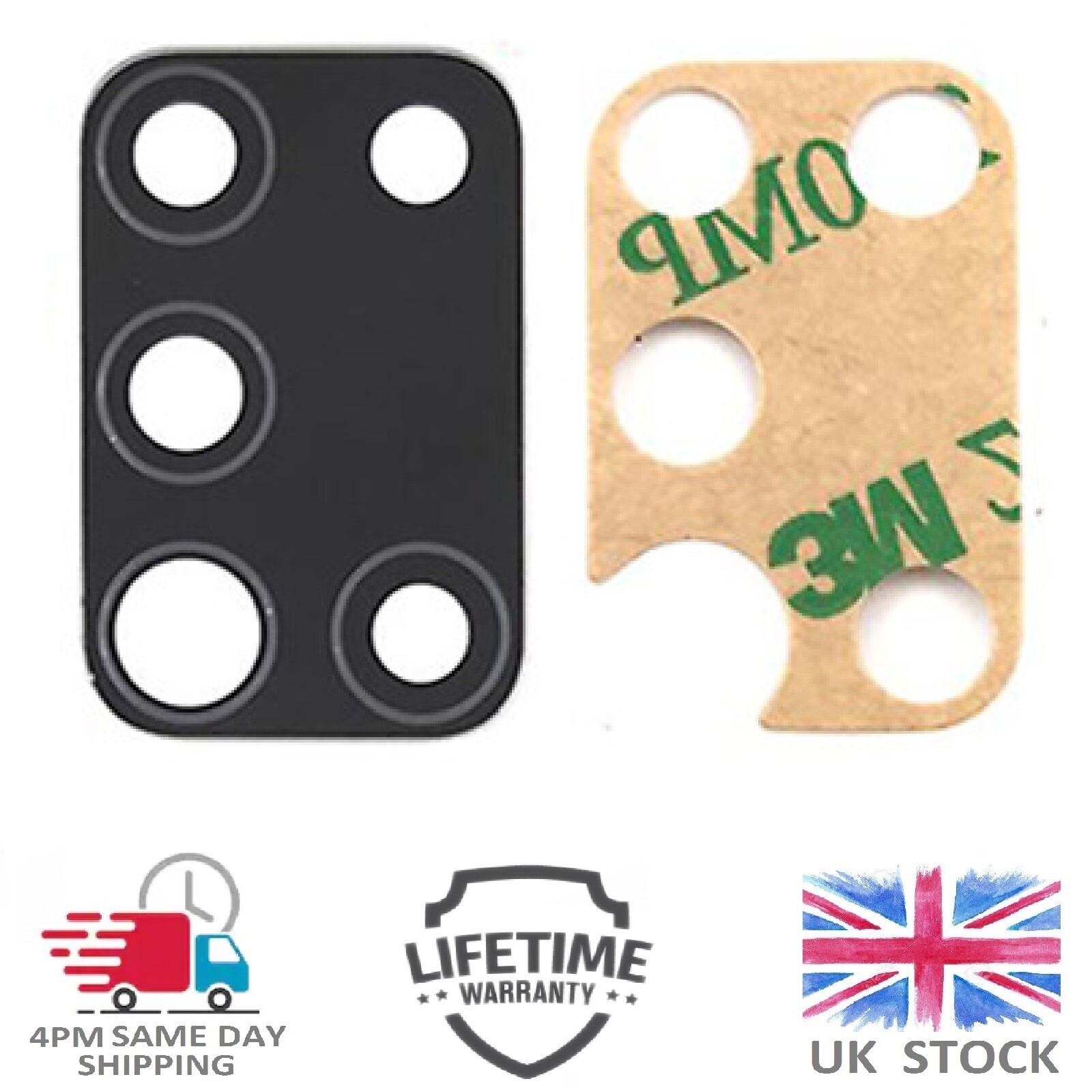 Pour Samsung Galaxy A21s A217F Caméra Lentille Rechange Arrière Verre