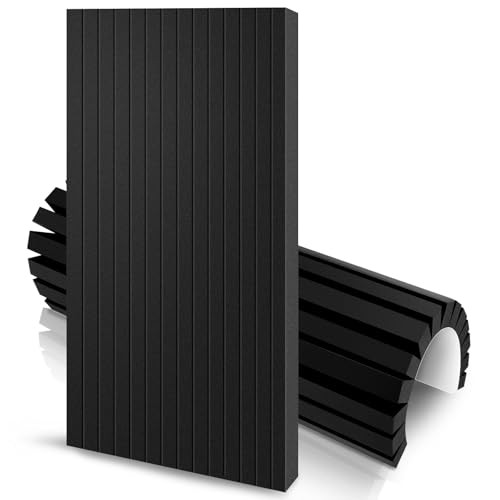 2Pcs Garage Wall Protector Foam Wall Column Corner Guard for Parking Black