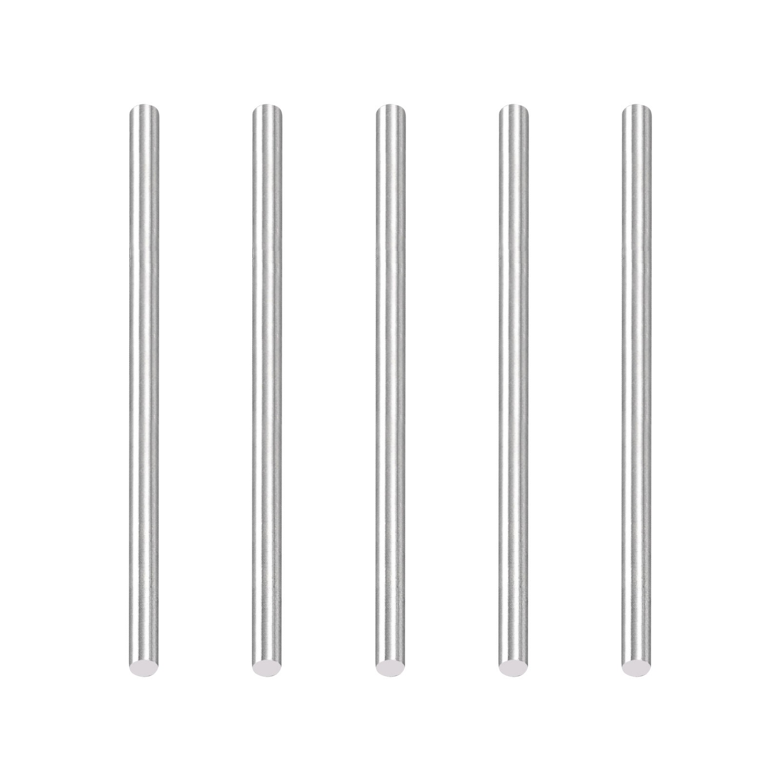 Pack of 10,304 Stainless Steel Round Rods, 1.5mm x 450mm Solid Shaft Rods