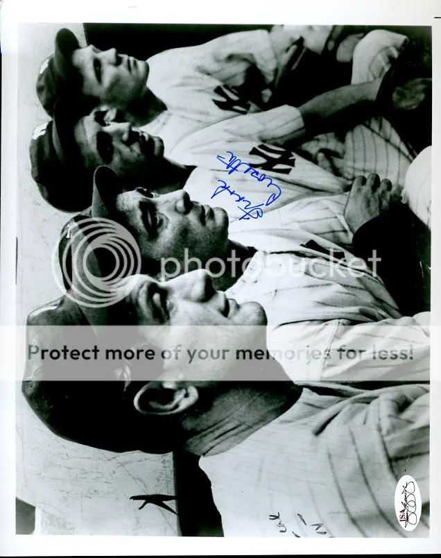 Frank Crosetti Signed Jsa Cert Sticker 8x10 Photo Authenticated Autograph