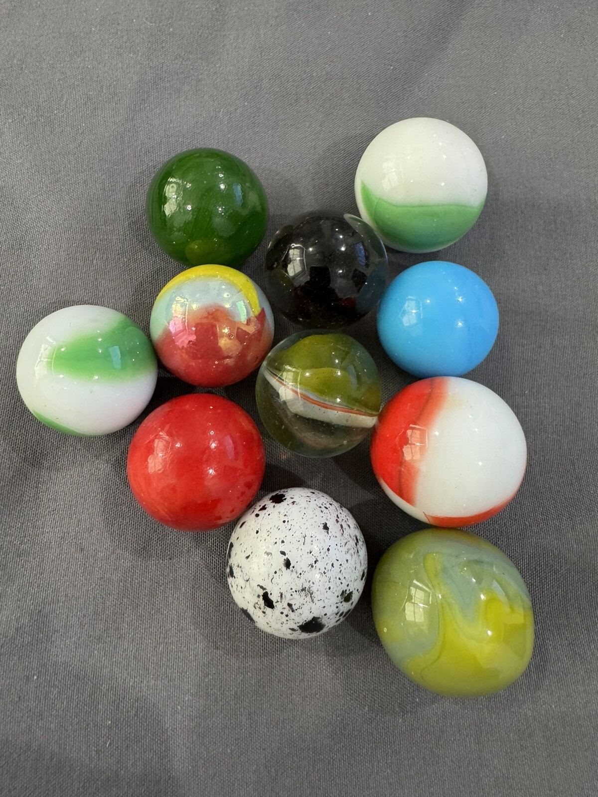 Awesome Vintage BIG Shooter Marble Lot Of 11