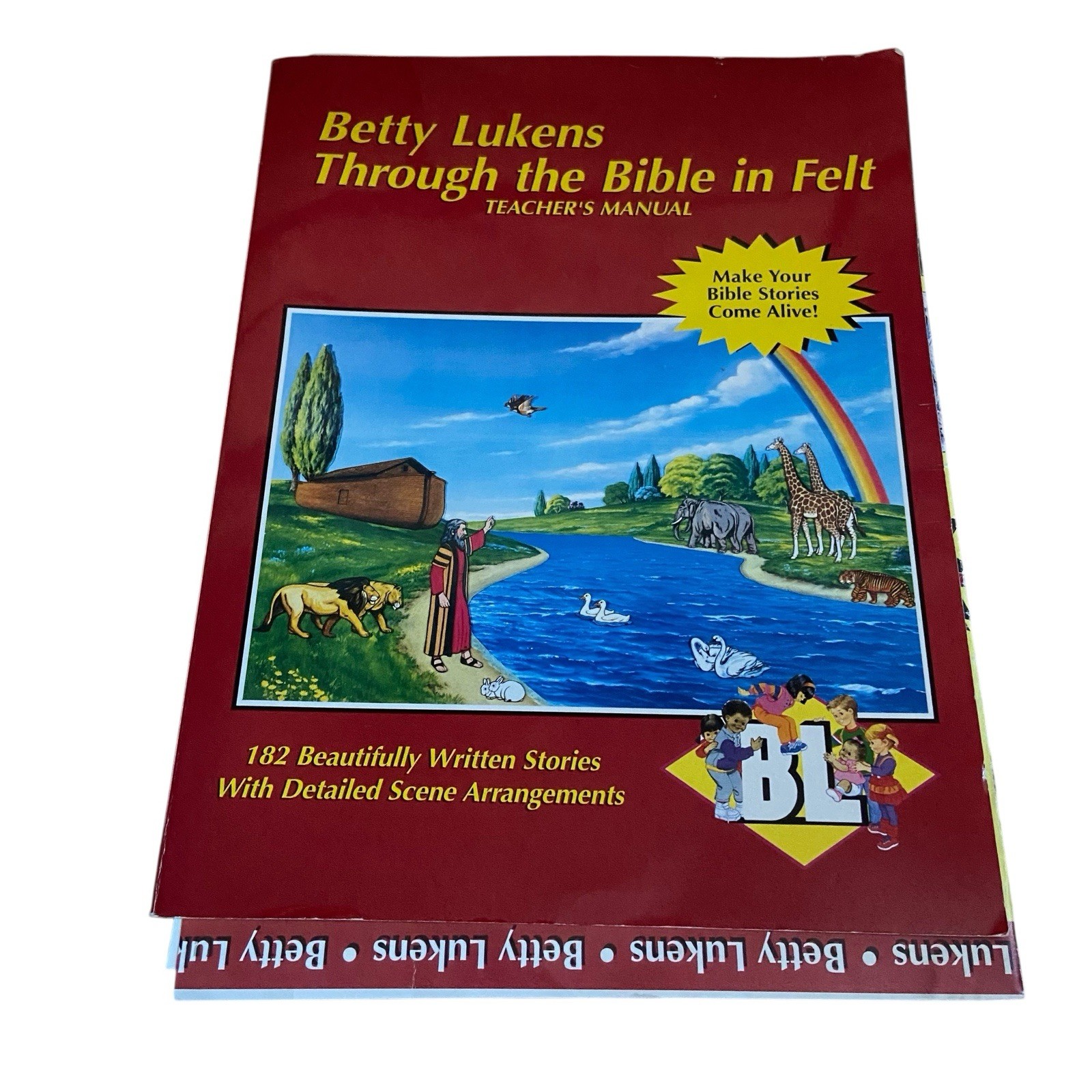 HUGE Pre-Cut Display Betty Lukens Through the Bible in Felt Teacher’s Manual VGC