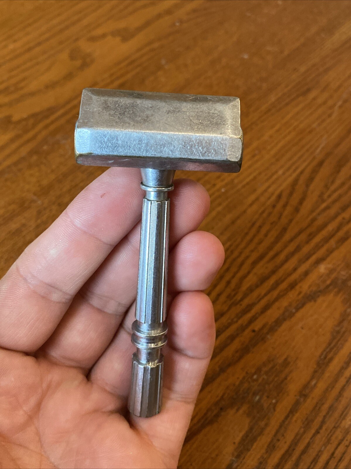 Vintage GEM Micromatic Clog Pruf Twist Cap Safety Razor Shaver Reg US Pat Off