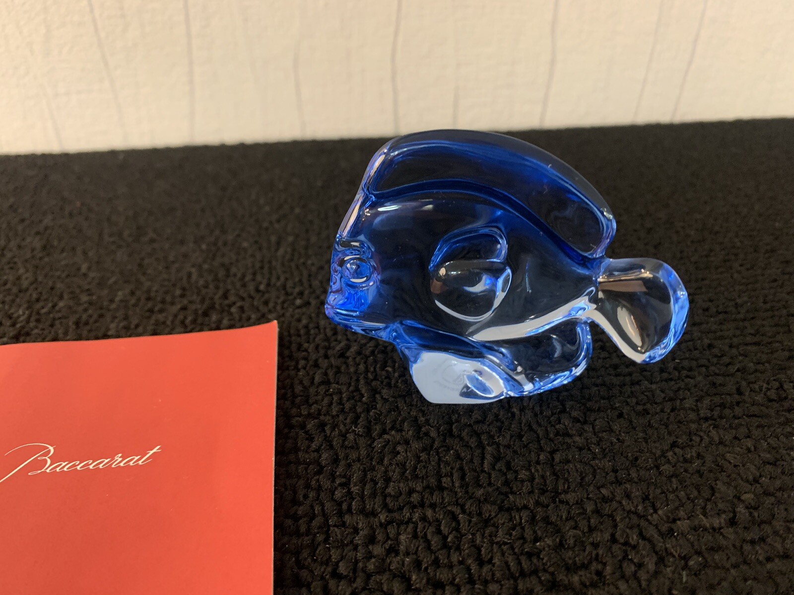 Sky Blue Betta Fish In Baccarat Crystal