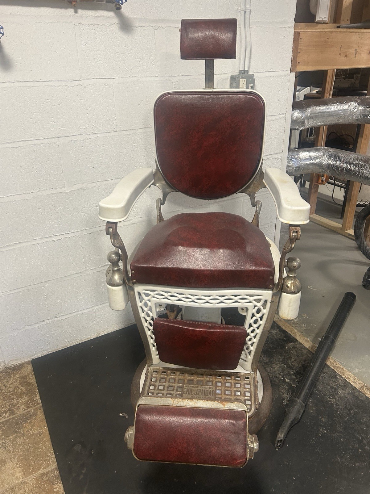 Vintage Emil J. Paidar Barber Chair