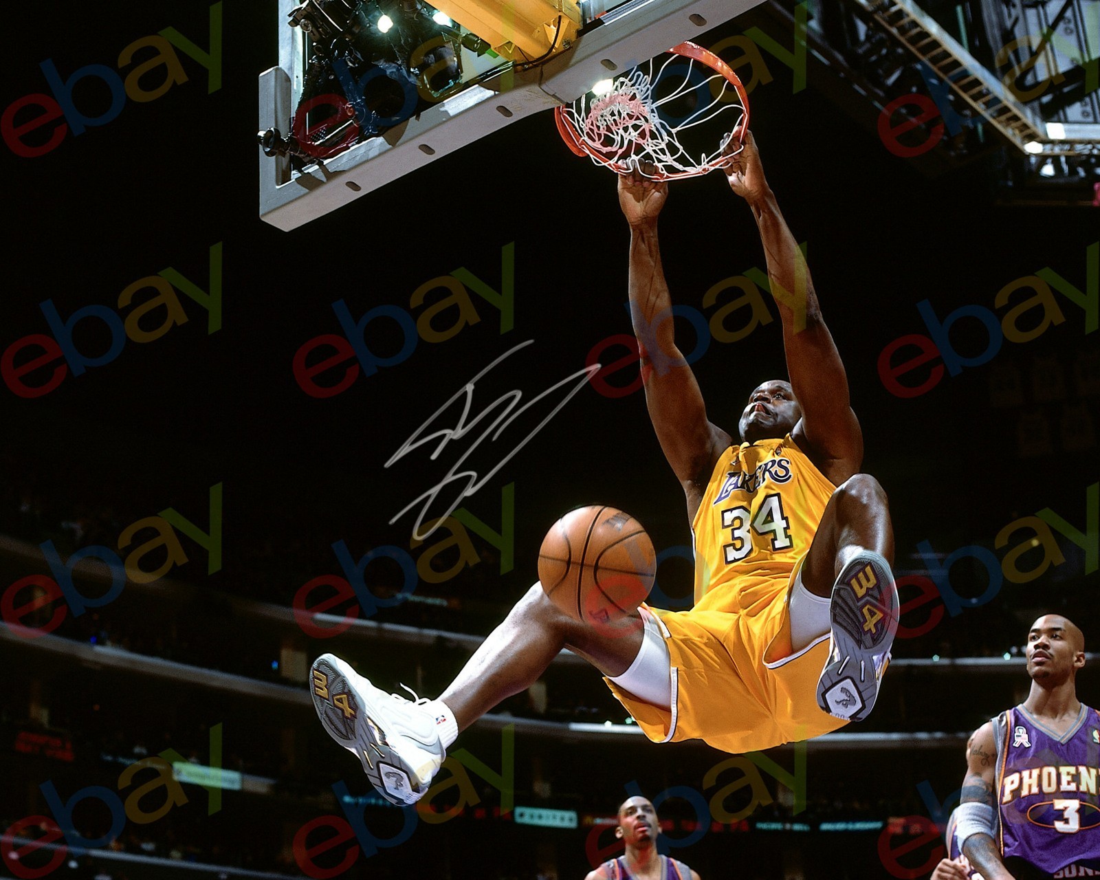 Shaquille O'neal - REPRINT auto signed 8x10 Photo Lost Angeles Lakers