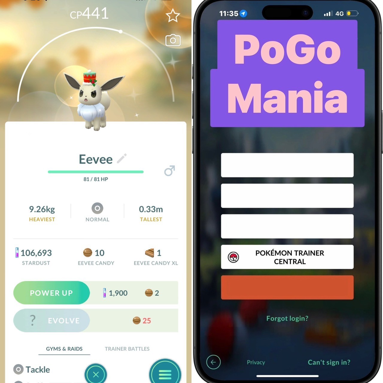 Shiny Eevee wearing a holiday hat✨mini PTC 20k✨(read description)