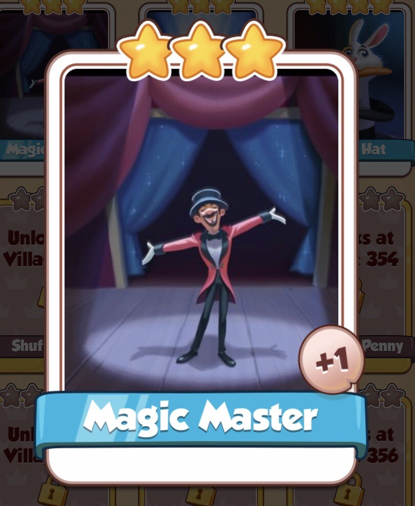 coin master Magic Master Rare card