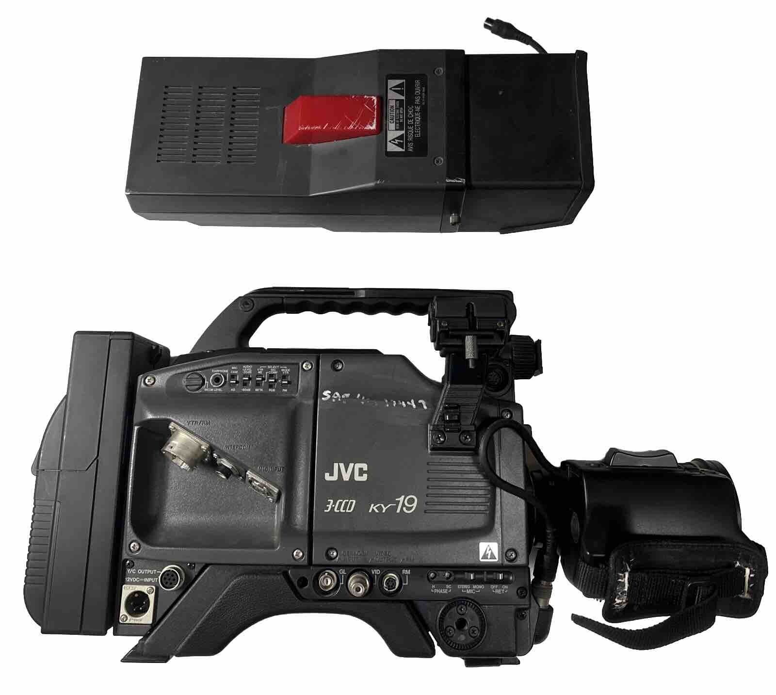 JVC KY-19U 3CCD COLOR STUDIO CAMCORDER W/ VF-P400U Canon Parts