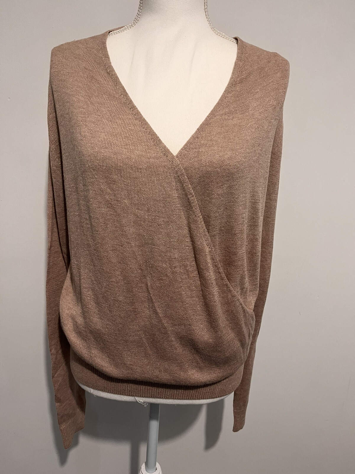 Bon Prix bodyflirt Pink jumper  Size XS wrap style front Womens 