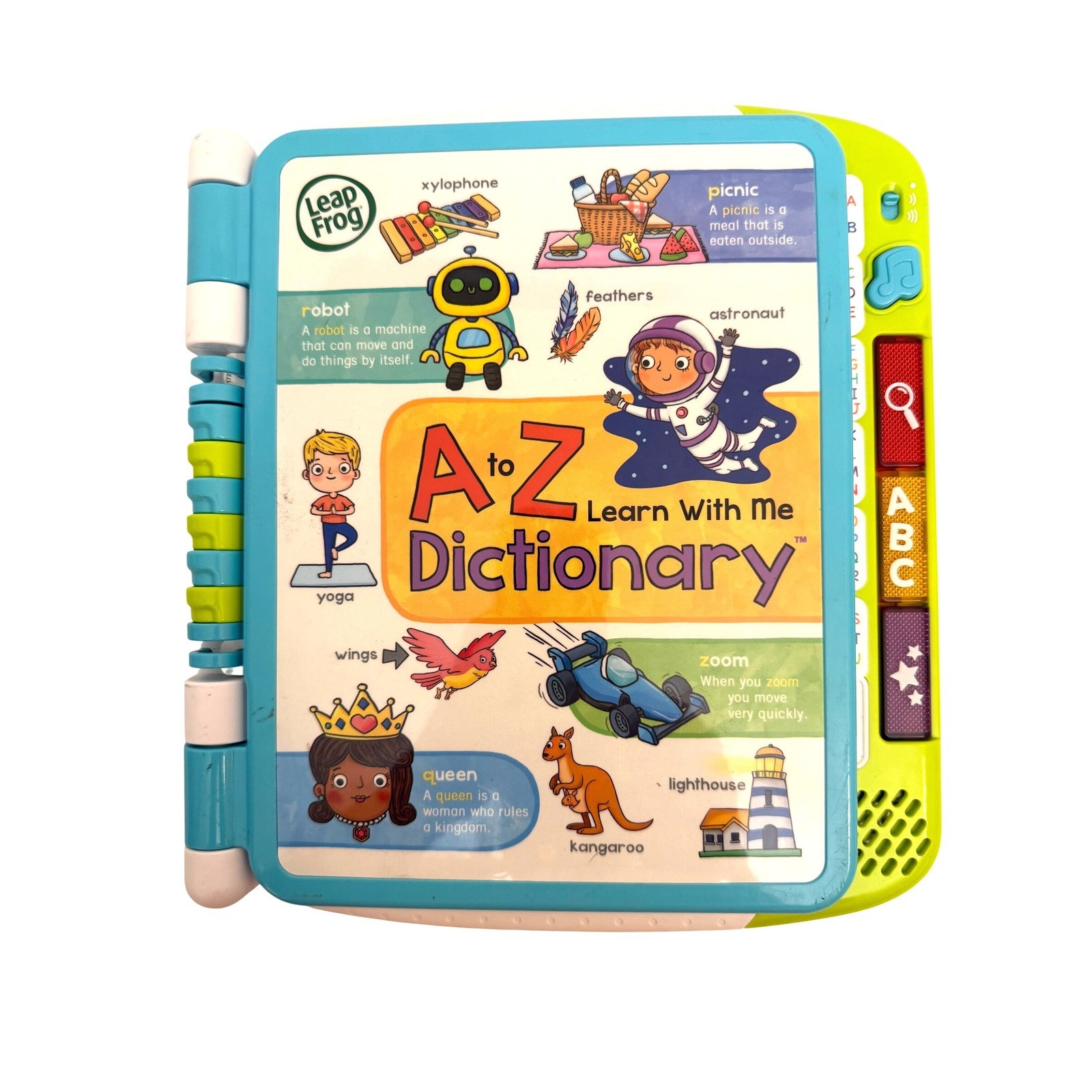 Leap Frog A to Z Learn With Me Dictionary Interactive Electronic Learning Toy