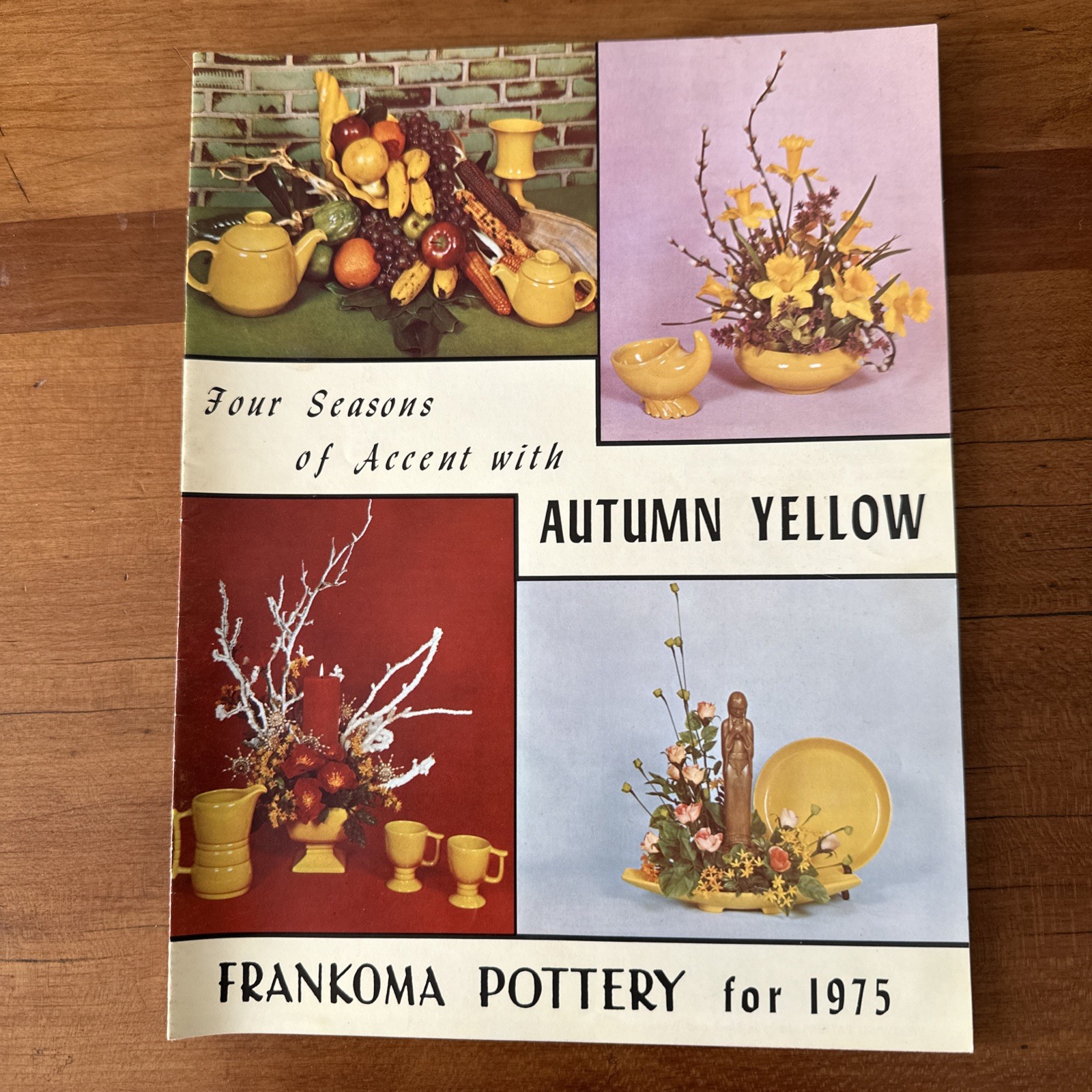 Frankoma Pottery for 1975 Catalog With Color Photographs And Prices
